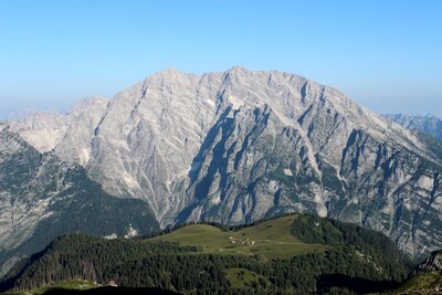 Blick auf die Watzmann-Ostwand