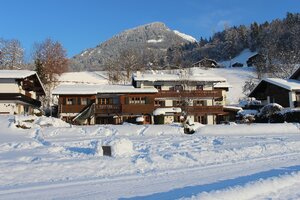 Winterbild vom Gästehaus Salzgau 