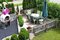 Terrasse am Haus mit Grill zur allgemeinen Benutzung für alle Ferienwohnungen
